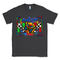 Smoke autism mom checkered flag Classic Tee - Zillion Design Studio