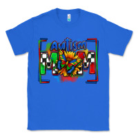 True Royal autism mom checkered flag Classic Tee - Zillion Design Studio