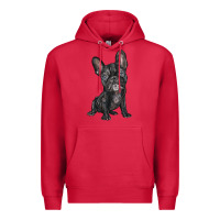 Cardinal french bulldog Premium Hoodie - BarkalooDesign