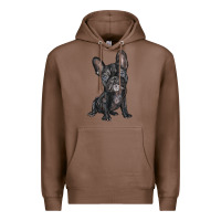 Chestnut french bulldog Premium Hoodie - BarkalooDesign
