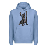 Colony Blue french bulldog Premium Hoodie - BarkalooDesign