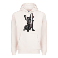 Pale Pink french bulldog Premium Hoodie - BarkalooDesign