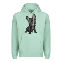 Seafoam french bulldog Premium Hoodie - BarkalooDesign