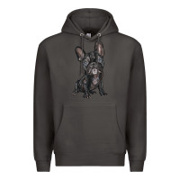 Smoke french bulldog Premium Hoodie - BarkalooDesign