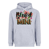 Heather Grey flowers blessed mini Heavyweight Hoodie - Zillion Design Studio