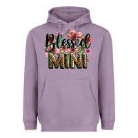Lavender flowers blessed mini Heavyweight Hoodie - Zillion Design Studio