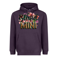 Plum flowers blessed mini Heavyweight Hoodie - Zillion Design Studio