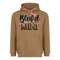 Toasted Coconut flowers blessed mini Heavyweight Hoodie - Zillion Design Studio