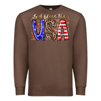 Chestnut god bless the usa Premium Sweatshirt - RacoonDesign