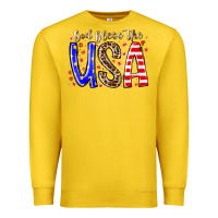 Lemon god bless the usa Premium Sweatshirt - RacoonDesign