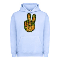 Pigment Grape Ice Pineapple Peace Sign Urban Hoodie - Jasminsmagicworld