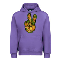 Tulip Pineapple Peace Sign Urban Hoodie - Jasminsmagicworld