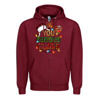 Burgundy you serious clark Zipper Hoodie - Zillion Design Studio