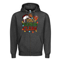 Charcoal Heather you serious clark Zipper Hoodie - Zillion Design Studio
