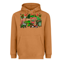 Meerkat christmas tractor coffee cups Heavyweight Hoodie - texasbilliewilder