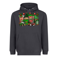 Smoke christmas tractor coffee cups Heavyweight Hoodie - texasbilliewilder