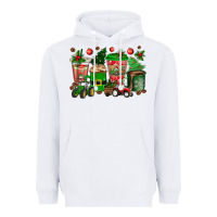 White christmas tractor coffee cups Heavyweight Hoodie - texasbilliewilder