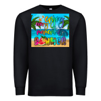 Black enjoy every moment of summer Premium Sweatshirt - HRA Design Shop
