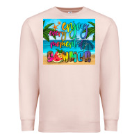 Pale Pink enjoy every moment of summer Premium Sweatshirt - HRA Design Shop
