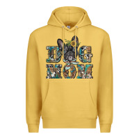 Antique Gold dog mom french bulldog Premium Hoodie - BarkalooDesign