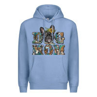 Colony Blue dog mom french bulldog Premium Hoodie - BarkalooDesign