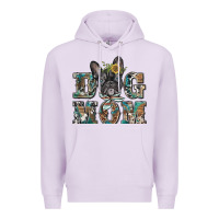 Lilac dog mom french bulldog Premium Hoodie - BarkalooDesign