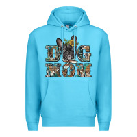 Ocean Blue dog mom french bulldog Premium Hoodie - BarkalooDesign