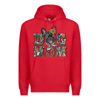 Red dog mom french bulldog Premium Hoodie - BarkalooDesign