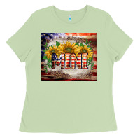 Matcha patriotic mini  tumbler Ladies Tee - BarkalooDesign
