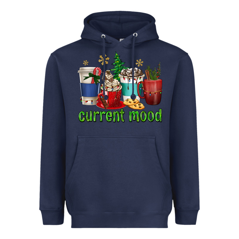 Coffee Cups Current Mood Heavyweight Hoodie by texasbilliewilder | Teevron