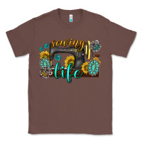 Chestnut sewing life western Classic Tee - texasbilliewilder
