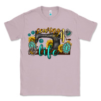 Lilac sewing life western Classic Tee - texasbilliewilder