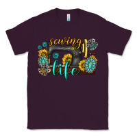 Plum sewing life western Classic Tee - texasbilliewilder