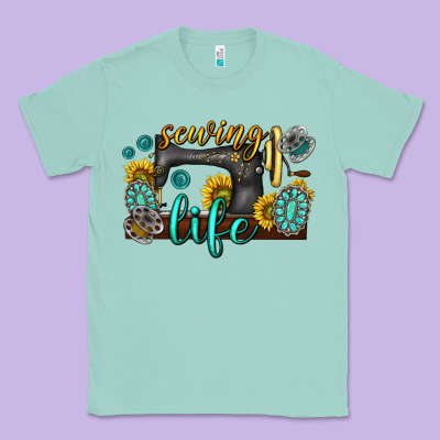 Classic Tee sewing life western