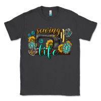 Smoke sewing life western Classic Tee - texasbilliewilder