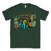Sports Green sewing life western Classic Tee - texasbilliewilder