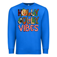 True Royal holly jolly vibes Premium Sweatshirt - FaDigitalArtStudio