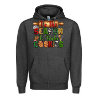 Charcoal Heather tih the season to bake cookies Zipper Hoodie - Zillion Design Studio