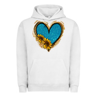 Pigment Lunar Rock Gold Glitter Sunflower Blue Heart Urban Hoodie - Jasminsmagicworld