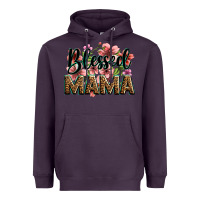 Plum flowers blessed mama Heavyweight Hoodie - Zillion Design Studio
