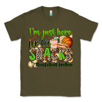 Army Green im just here for the snacks basketball brother Classic Tee - Zillion Design Studio
