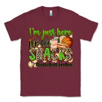Burgundy im just here for the snacks basketball brother Classic Tee - Zillion Design Studio