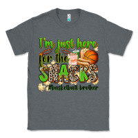 Charcoal Heather im just here for the snacks basketball brother Classic Tee - Zillion Design Studio