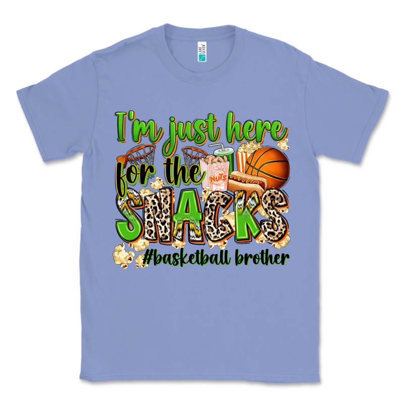 Im Just Here For The Snacks Basketball Brother Classic Tee by Zillion Design Studio | Teevron