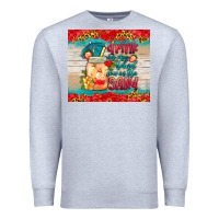 Heather Grey drink in my hand toes in the sand tumbler Premium Sweatshirt - HRA Design Shop