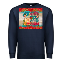 Navy drink in my hand toes in the sand tumbler Premium Sweatshirt - HRA Design Shop