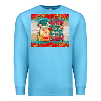 Ocean Blue drink in my hand toes in the sand tumbler Premium Sweatshirt - HRA Design Shop