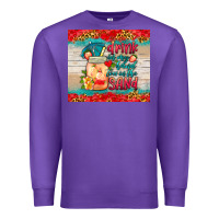 Purple drink in my hand toes in the sand tumbler Premium Sweatshirt - HRA Design Shop