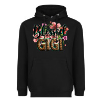 Black flowers blessed gigi Heavyweight Hoodie - Zillion Design Studio