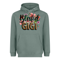 Sage flowers blessed gigi Heavyweight Hoodie - Zillion Design Studio